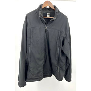 Champion Fleece Black Jacket Men's Size XL Full Zip Long Sleeve